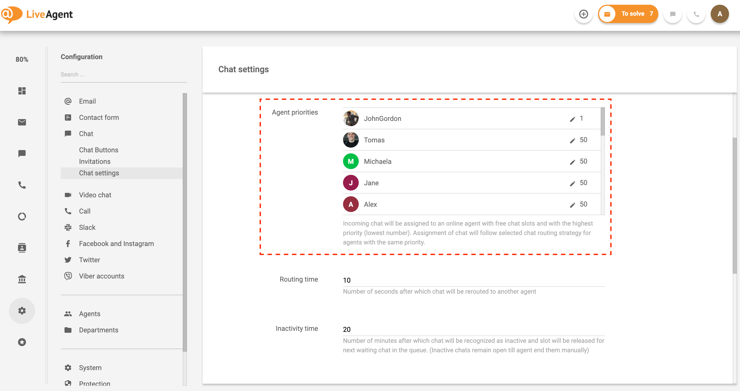 Automatic-chat-distribution-agent-priorities-LiveAgent