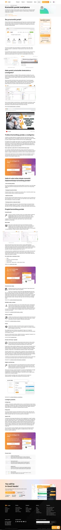 Portal za korisnike pomaže vašoj tvrtki da radi 24 sata dnevno. Pročitajte i saznajte više o korisničkom portalu LiveAgent i njegovim značajkama.