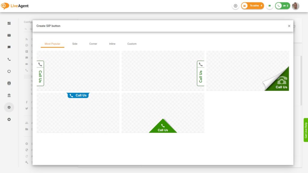 galerija dugmadi za poziv