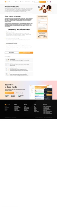 Vrijeme rješavanja je vrijeme unutar kojeg se zahtjev za podršku riješi. Započinje one sekunde kada zahtjev za podršku dođe u korisničku službu i završava kada je riješen.