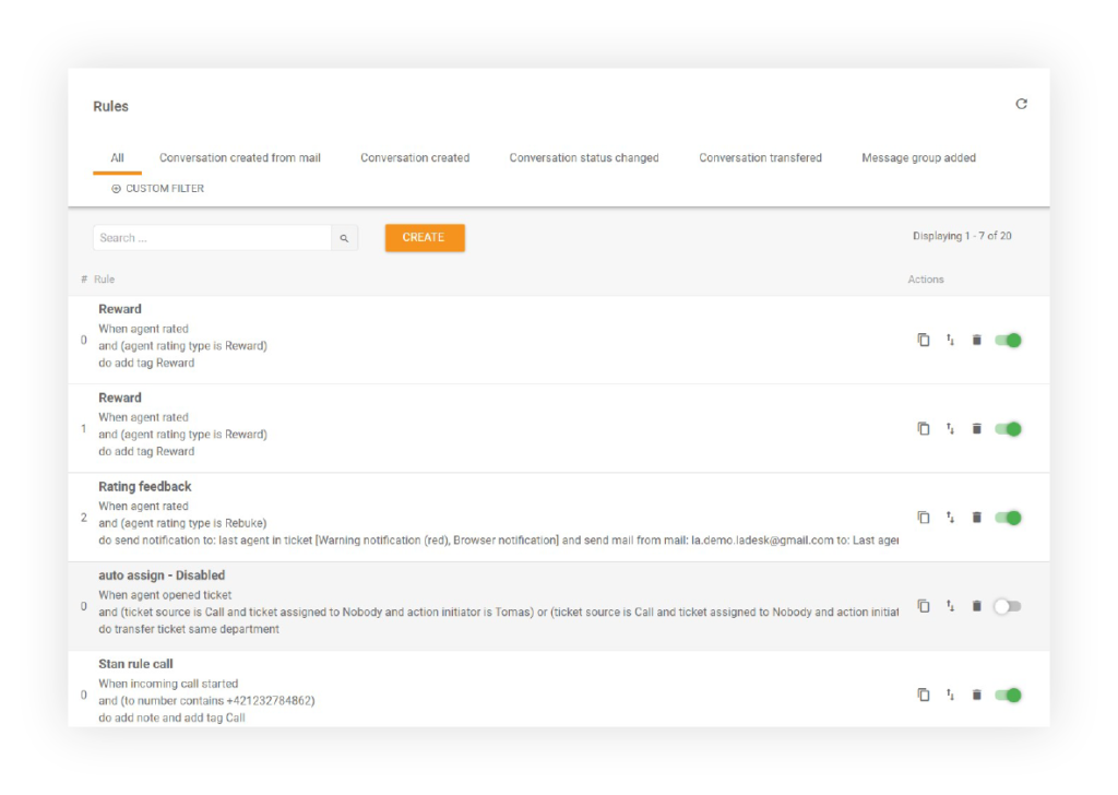 Rules-feature-LiveAgent