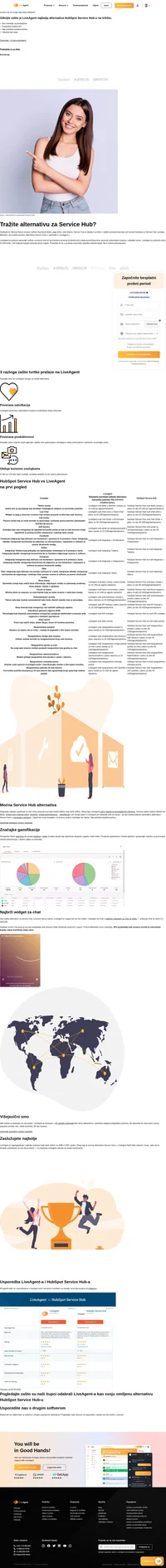 LiveAgent je izvrsna alternativa HubSpotovom Service Hub-u. Otkrijte našu univerzalnu višekanalnu ulaznu poštu i najbrži widget za chat na tržištu.