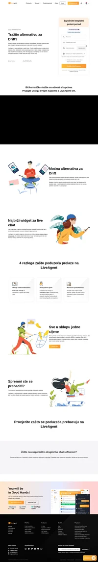 LiveAgent ima više od 175 funkcionalnosti, preko 40 integracija i sučelje koje će vam pomoći unaprijediti workflow. Pogledajte jedan od naših plaćenih planova pretplate ili odaberite funkcionalnosti.