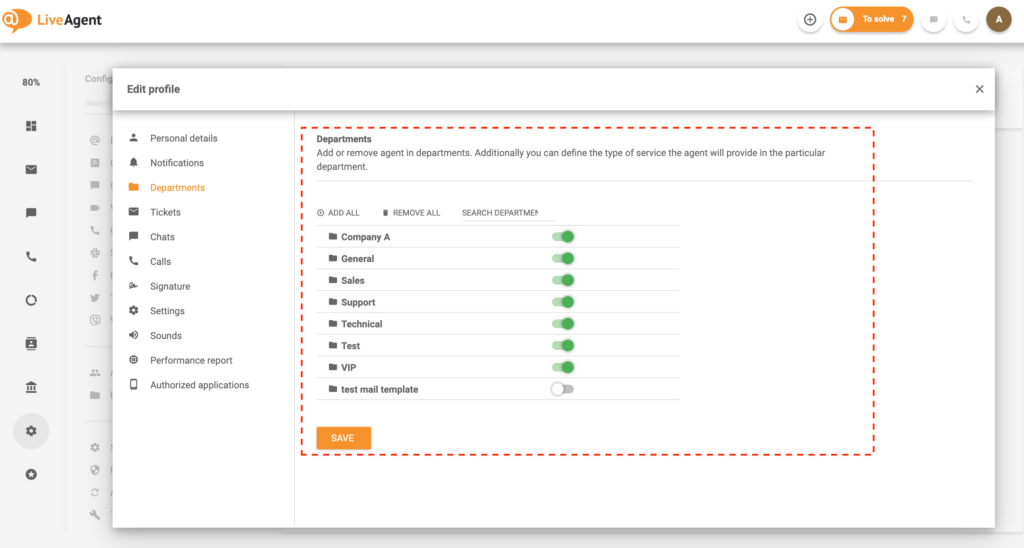 Assign-agents-to-departments-LiveAgents
