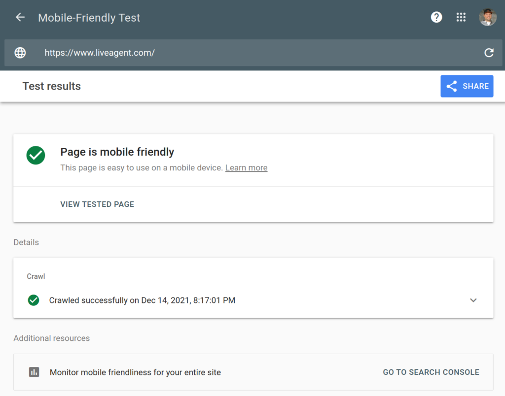 Mobile-Friendly Test - Google