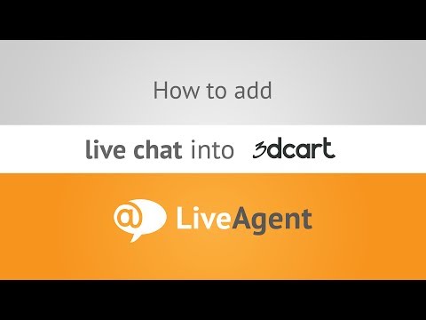 Youtube video: How to add live chat to 3dcart store www.liveagent.com