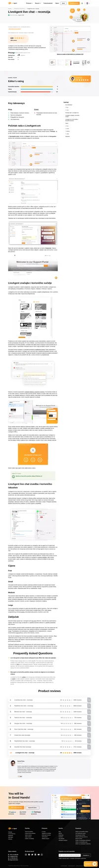 Istražite najbolji izbor live chat softvera na tržištu. Izaberite idealan live chat softver za vašu web stranicu i podignite svoju korisničku službu u zvijezde.