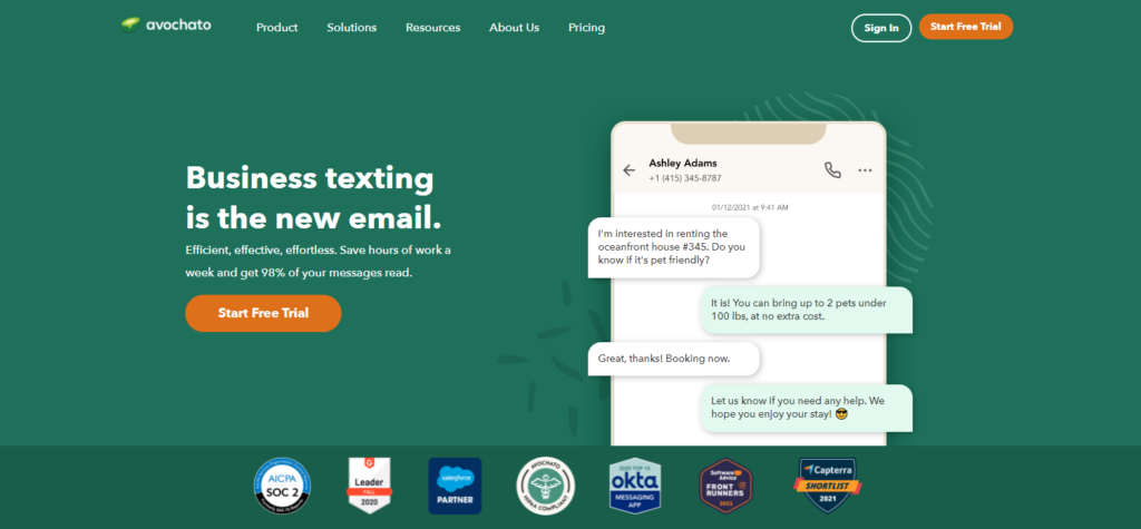 Avochato glavna stranica