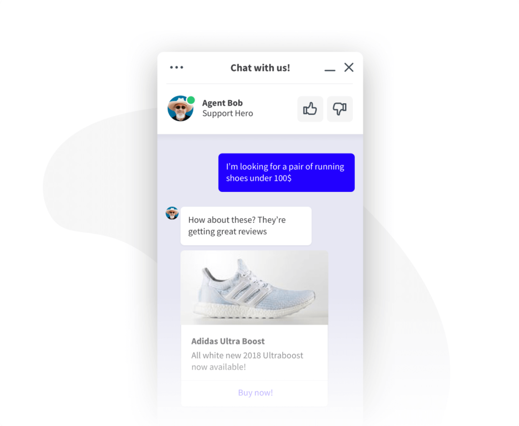 LiveChat chat widget example