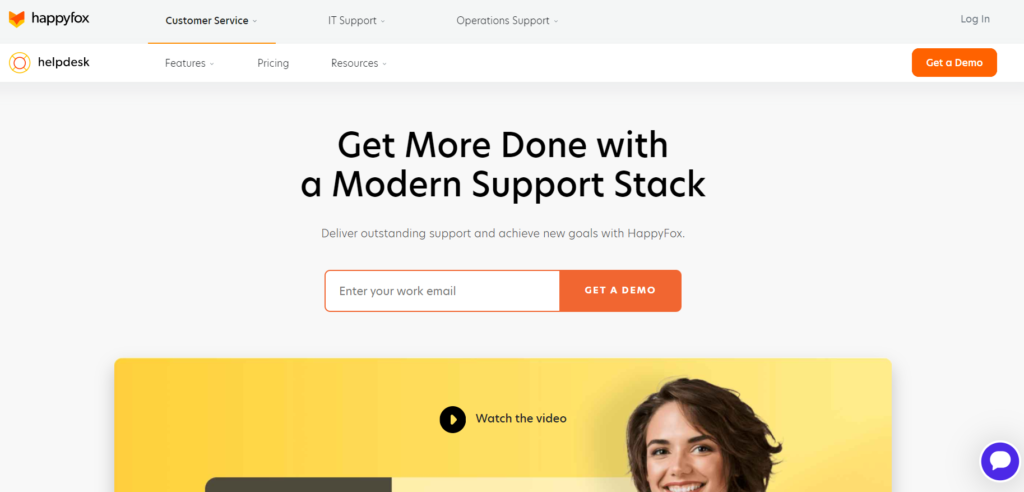 HappyFox glavna stranica