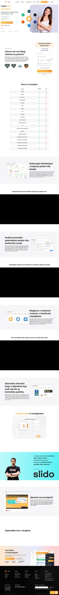 Tražite li Dixa alternativu? Saznajte više o pristupačnom višekanalnom tiketnom sustavu i značajkama LiveAgent-a.