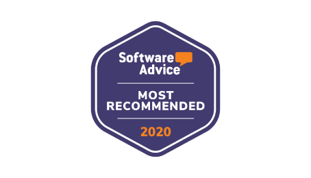 LiveAgent - Software Advice most recommended help desk 2020 badge
