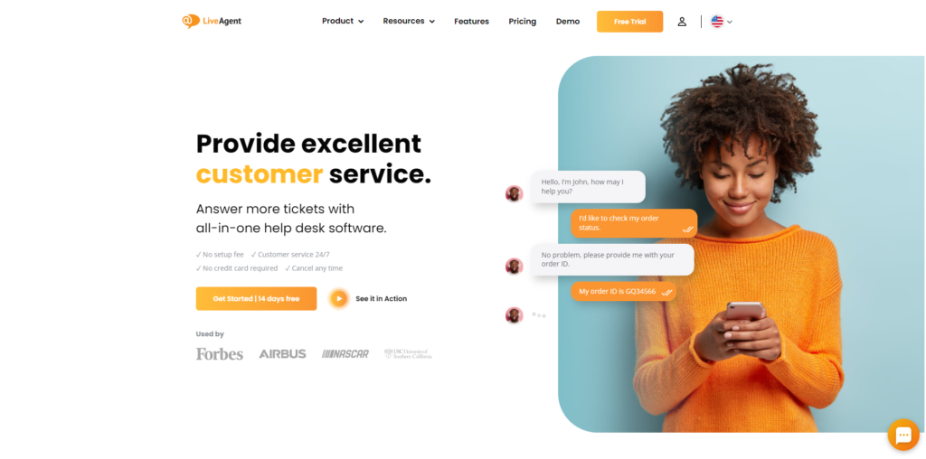 LiveAgent-ova stranica