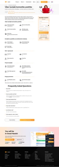 Kako kontaktirati Viber korisničku službu putem emaila, live chat podrške, telefonskog broja, podrške na društvenim medijima i samoposlužne podrške.