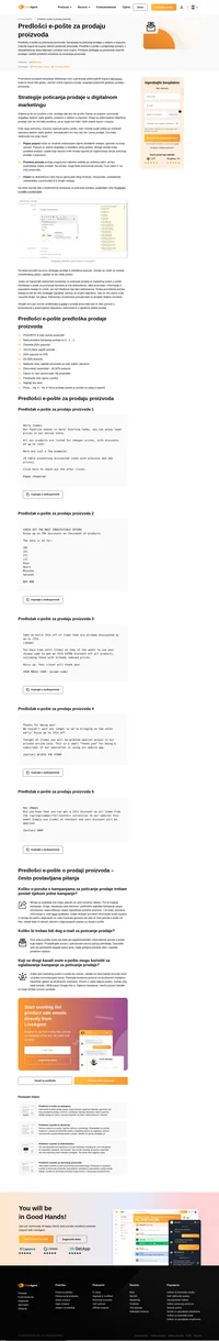 Koristite naše predloške e-pošte za prodaju proizvoda. Oni su idealni za promoviranje svake prodaje. Samo spremite, prilagodite i gotovi ste!