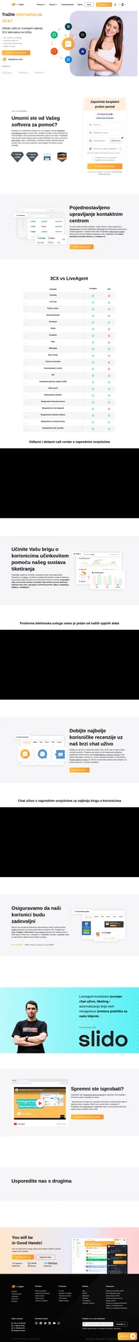 Tražite alternativu za 3CX? Otkrijte LiveAgent i pogledajte što ga čini izvrsnim softverom za call centar i chat uživo.