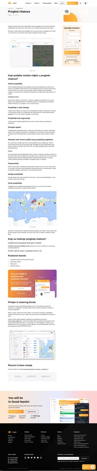 Dobijte savršen pregled chatova i pogledajte sve posjetitelje koji pregledavaju vašu web stranicu na karti. Poboljšajte svoju korisničku uslugu uz LiveAgent. Pročitajte više o tome.