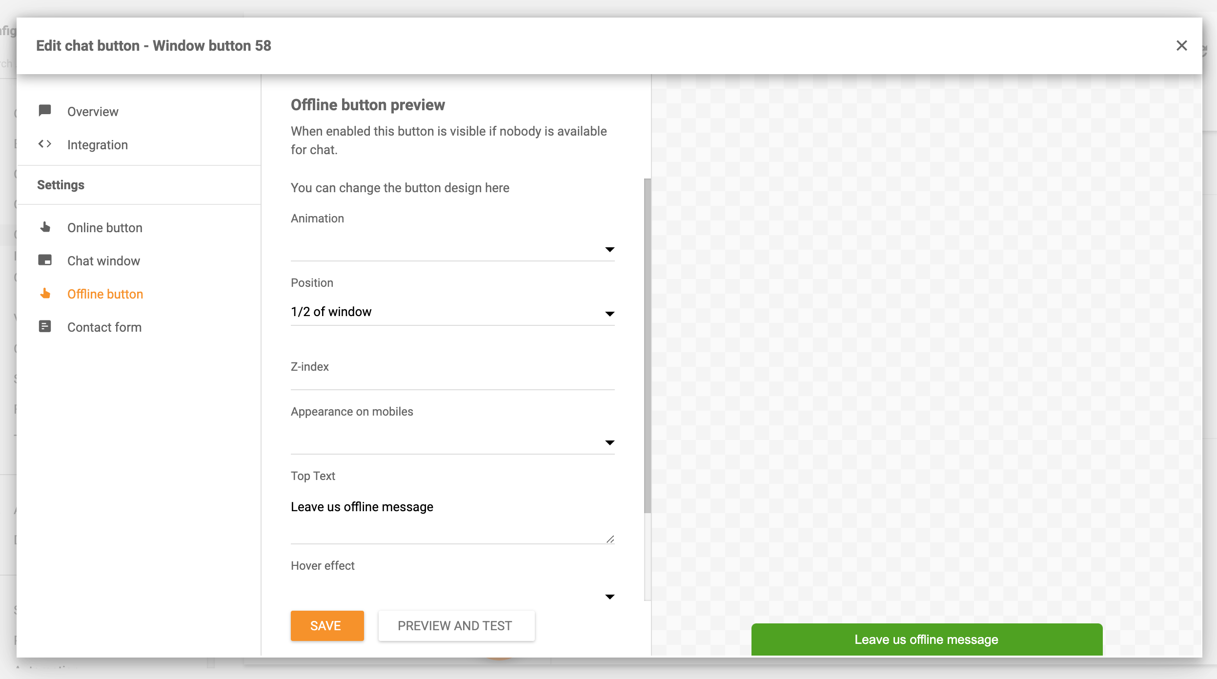 Offline-chat-button-settings-LiveAgent