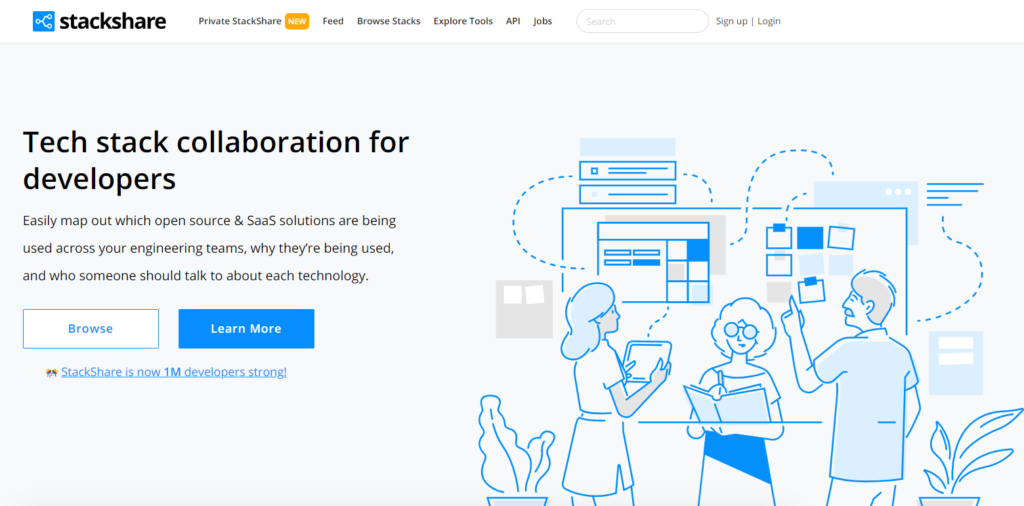 StackShare homepage
