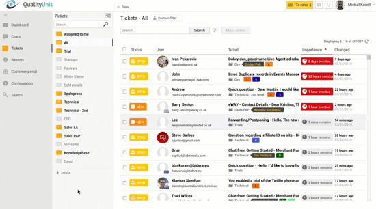 LiveAgent replying to ticket - gif