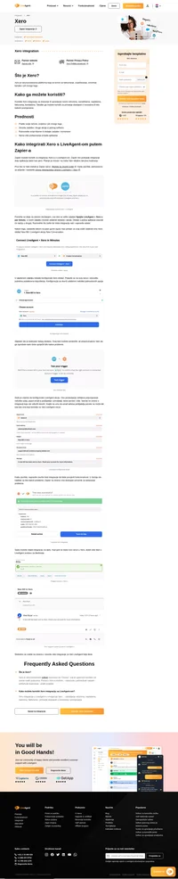 Xero integracija omogućava Vam lako upravljanje naplatom putem Vašeg LiveAgent-a. Jednostavno ga integrirajte putem Zapier-a i počnite stjecati prednosti.