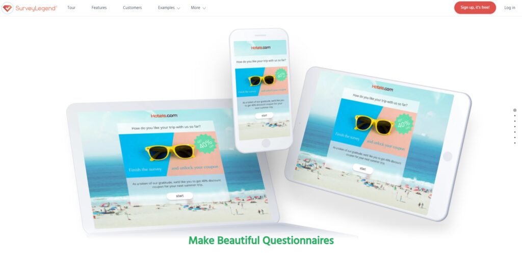 Survey Legend stranica