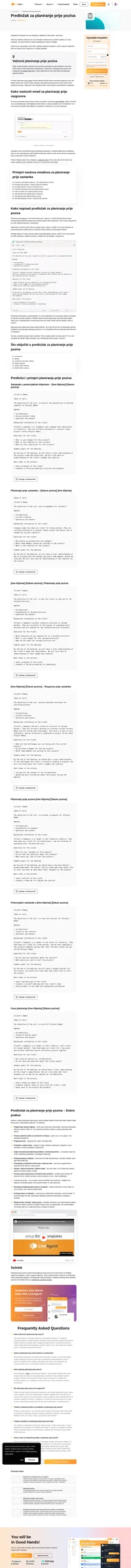 Čeka vas važan prodajni poziv? Budite spremni uz naš predložak za planiranje prije poziva i zaključite dogovor.