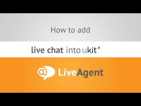 Youtube video: How to add live chat into uKit website  www.liveagent.com